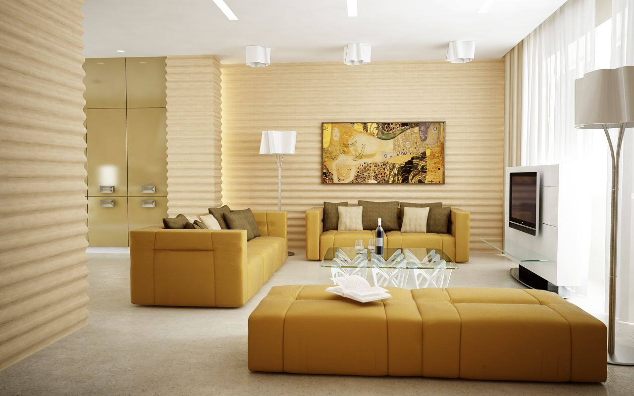 отделка деревянными обоями